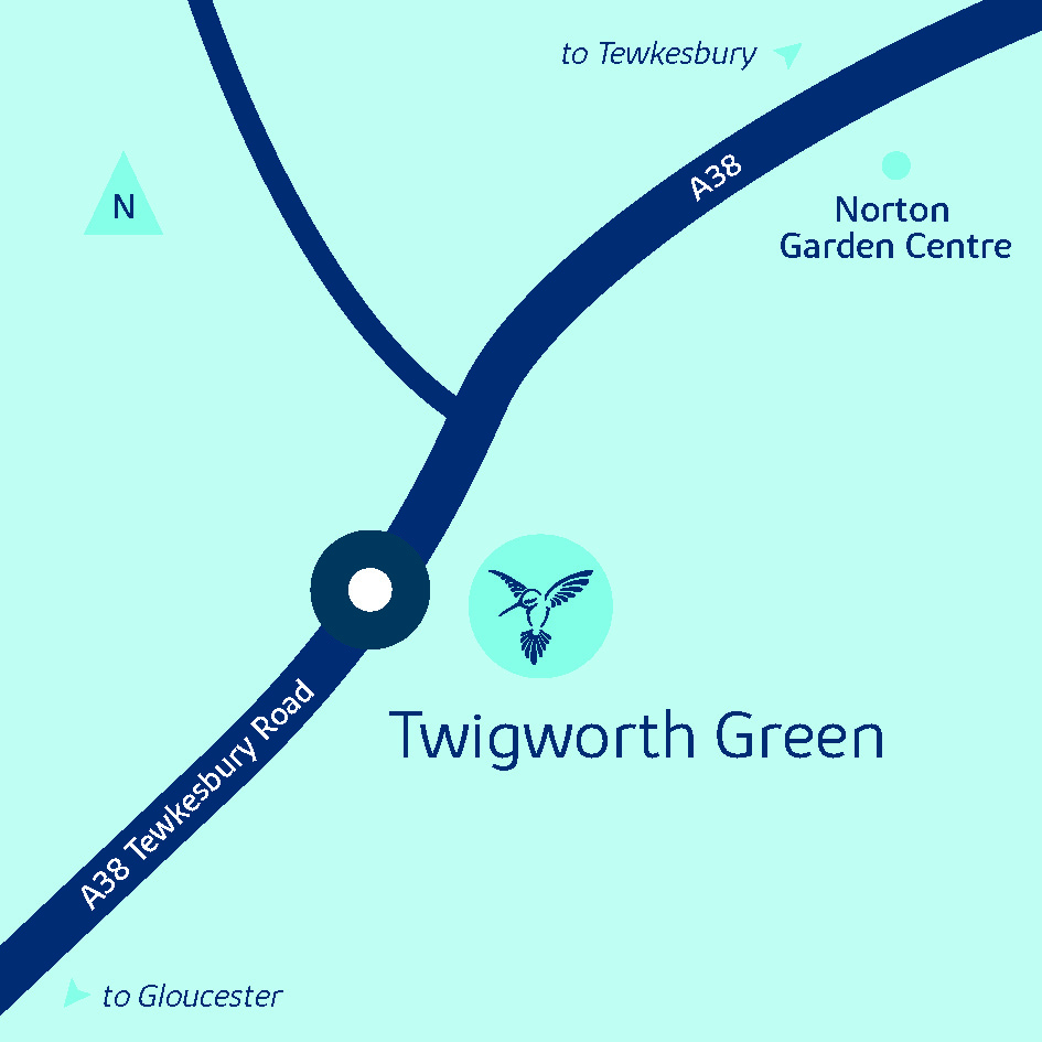 Development map for twigworth green